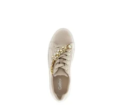Lage sneaker beige