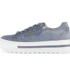 Lage sneaker blauw