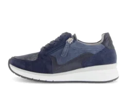 Lage sneaker blauw