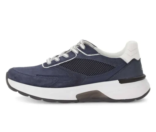 Lage sneaker blauw