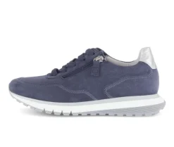 Lage sneaker blauw