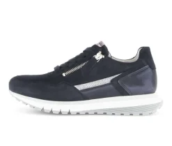 Lage sneaker blauw
