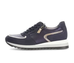 Lage sneaker blauw
