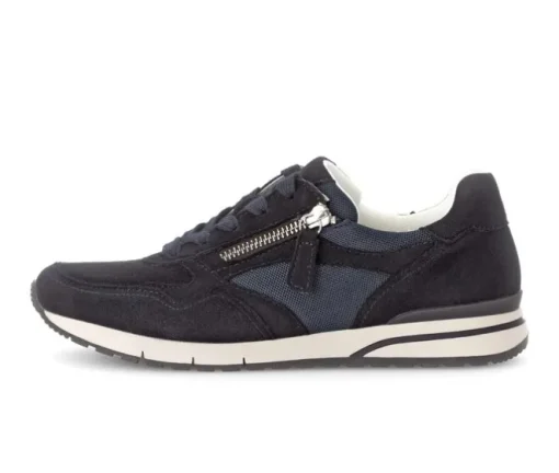 Lage sneaker blauw