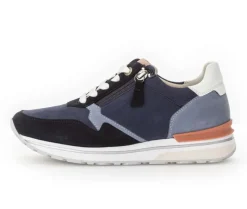 Lage sneaker blauw