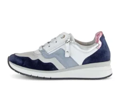 Lage sneaker blauw