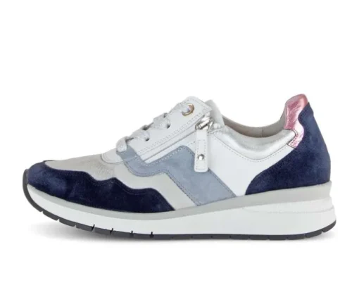 Lage sneaker blauw