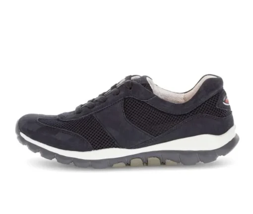 Lage sneaker blauw