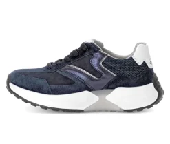Lage sneaker blauw