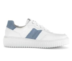 Lage sneaker blauw