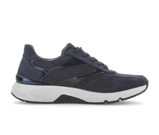 Lage sneaker blauw