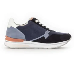 Lage sneaker blauw