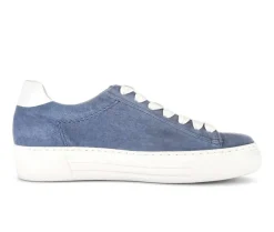 Lage sneaker blauw