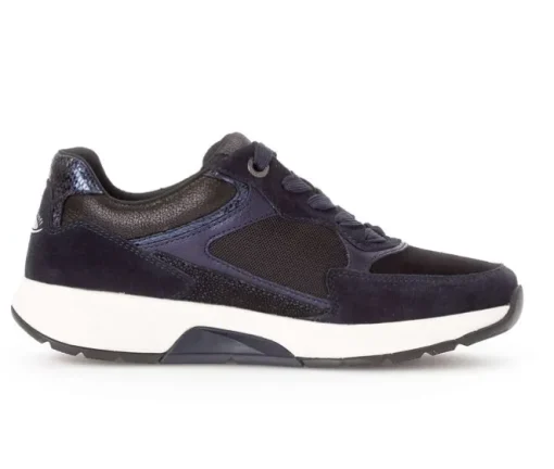 Lage sneaker blauw