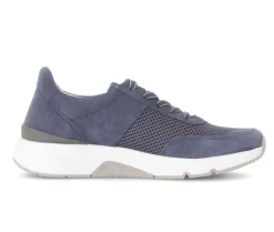 Lage sneaker blauw