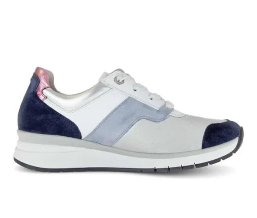 Lage sneaker blauw