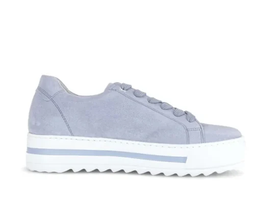 Lage sneaker blauw