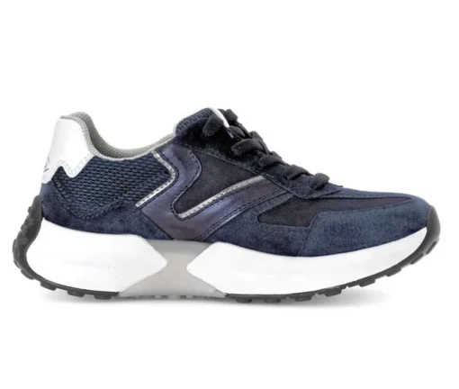 Lage sneaker blauw