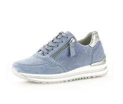 Lage sneaker blauw