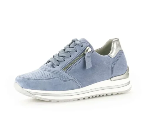 Lage sneaker blauw
