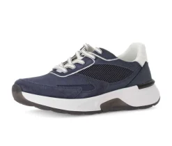 Lage sneaker blauw
