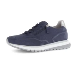 Lage sneaker blauw
