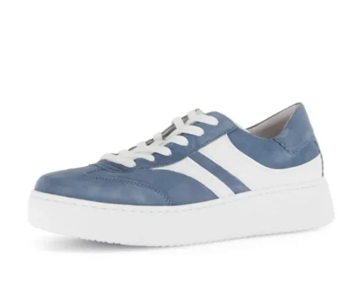 Lage sneaker blauw