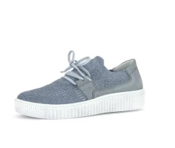 Lage sneaker blauw