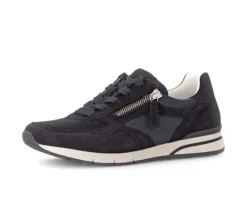 Lage sneaker blauw