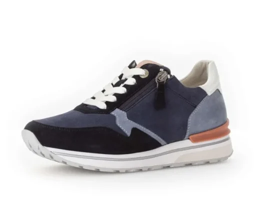 Lage sneaker blauw