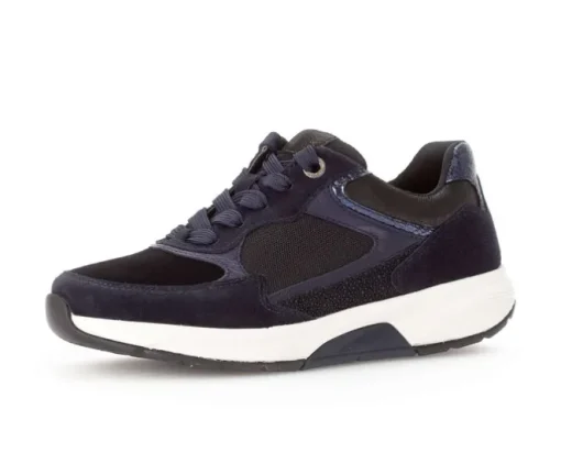 Lage sneaker blauw