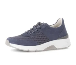 Lage sneaker blauw