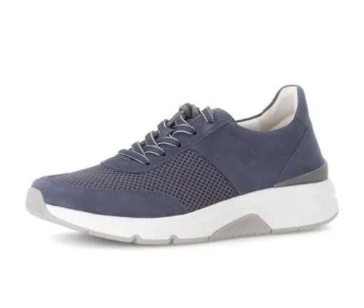 Lage sneaker blauw