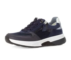 Lage sneaker blauw