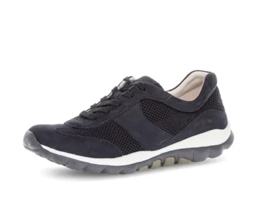 Lage sneaker blauw