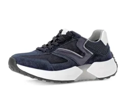 Lage sneaker blauw
