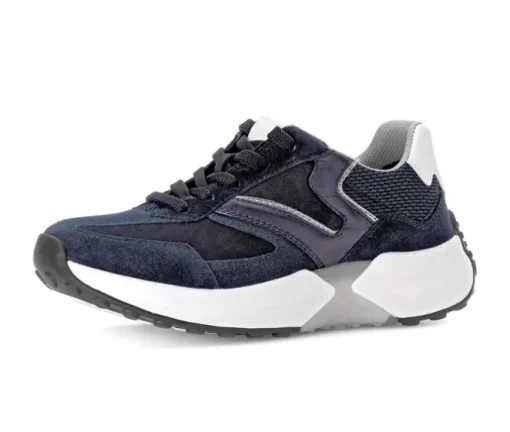 Lage sneaker blauw