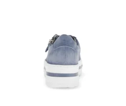 Lage sneaker blauw
