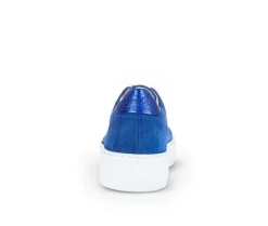 Lage sneaker blauw