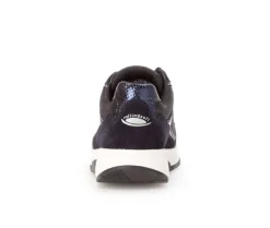Lage sneaker blauw