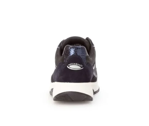 Lage sneaker blauw