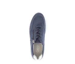 Lage sneaker blauw