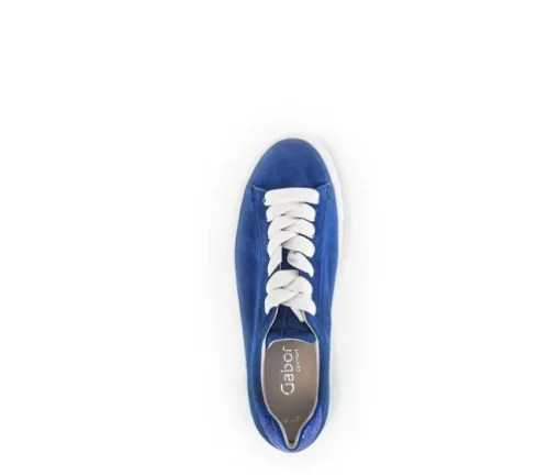Lage sneaker blauw