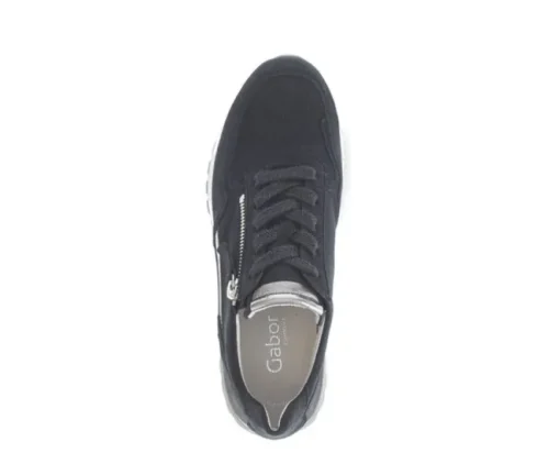 Lage sneaker blauw