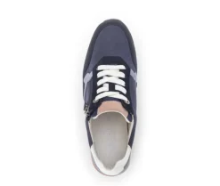 Lage sneaker blauw