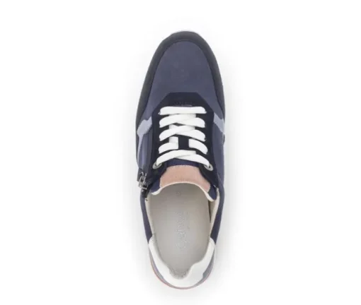Lage sneaker blauw