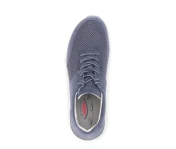Lage sneaker blauw