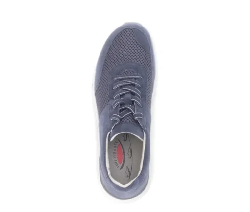 Lage sneaker blauw