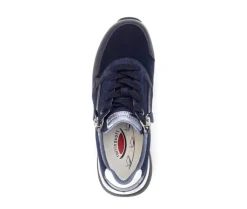 Lage sneaker blauw