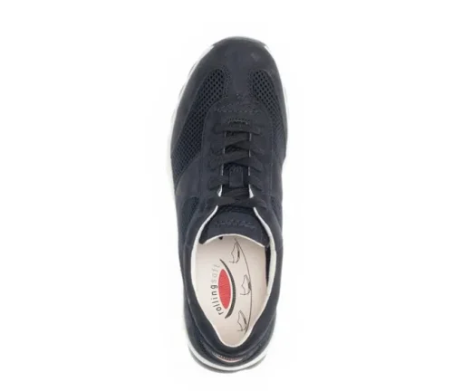 Lage sneaker blauw